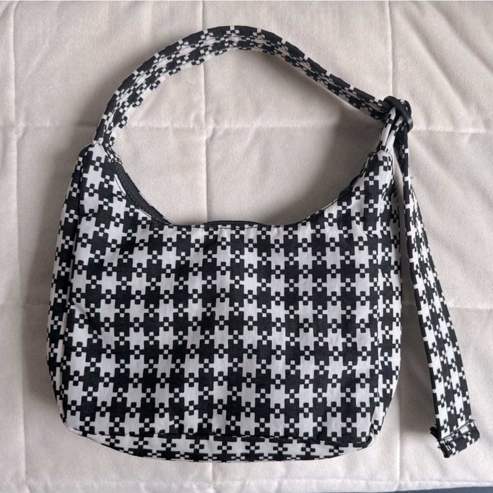 Pixel Houndstooth BAGGU Mini Nylon Bag